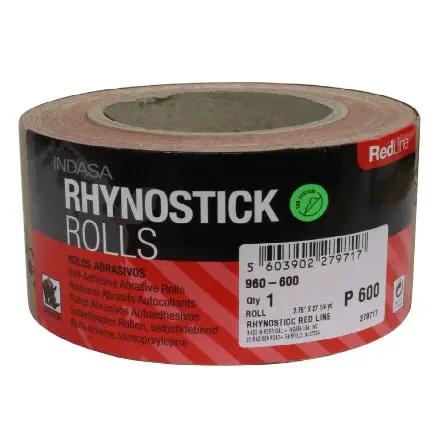 Indasa 2.75" Rhynostick Redline Psa Sanding Rolls, 960 Series 1