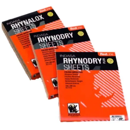 Indasa Redline Rhynodry Heavy Duty Sanding Sheets, 5 Series 1