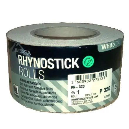 Indasa 2.75" Rhynostick Whiteline Psa Sanding Rolls, 96 Series 1
