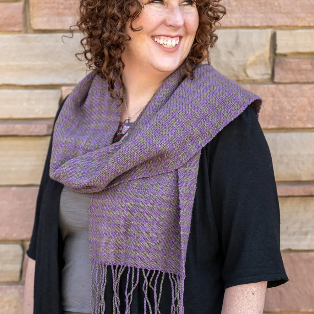 Subtle Houndstooth Scarf Pattern - Discontinued 1