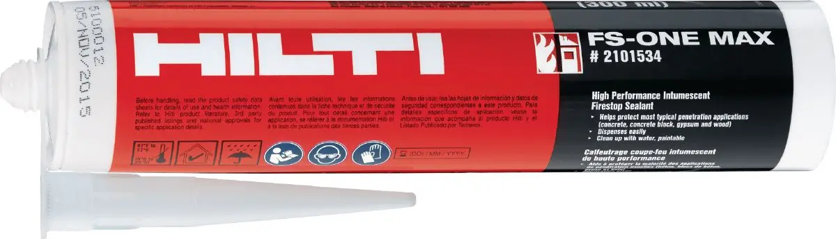 Fs-One Max Firestop Intumescent Sealant 10.1 Fl Oz 1