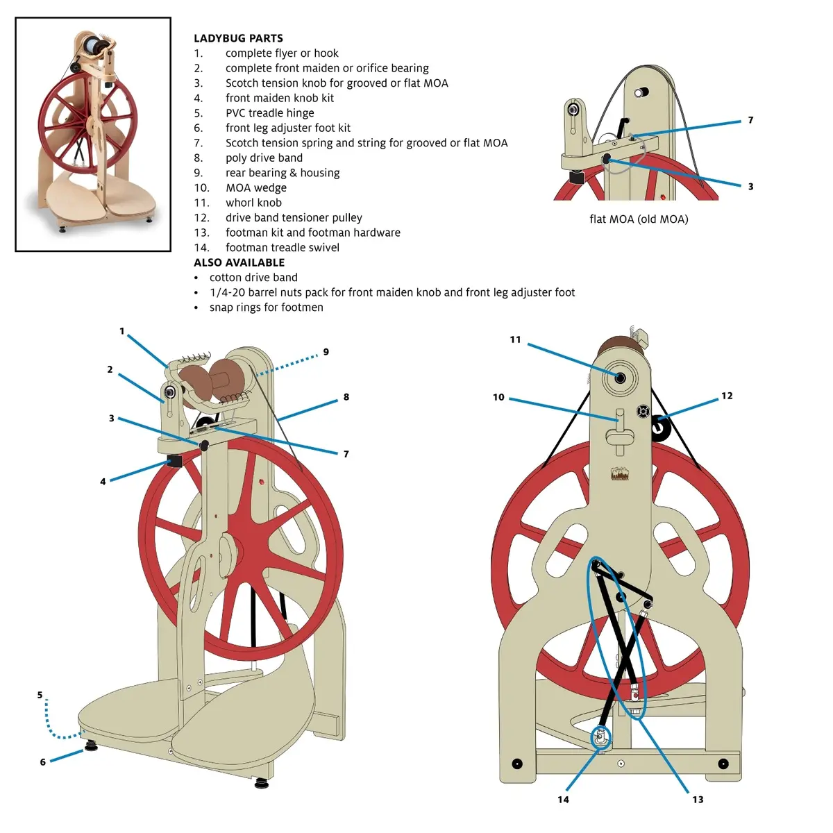Moa Wedge For Ladybug 1