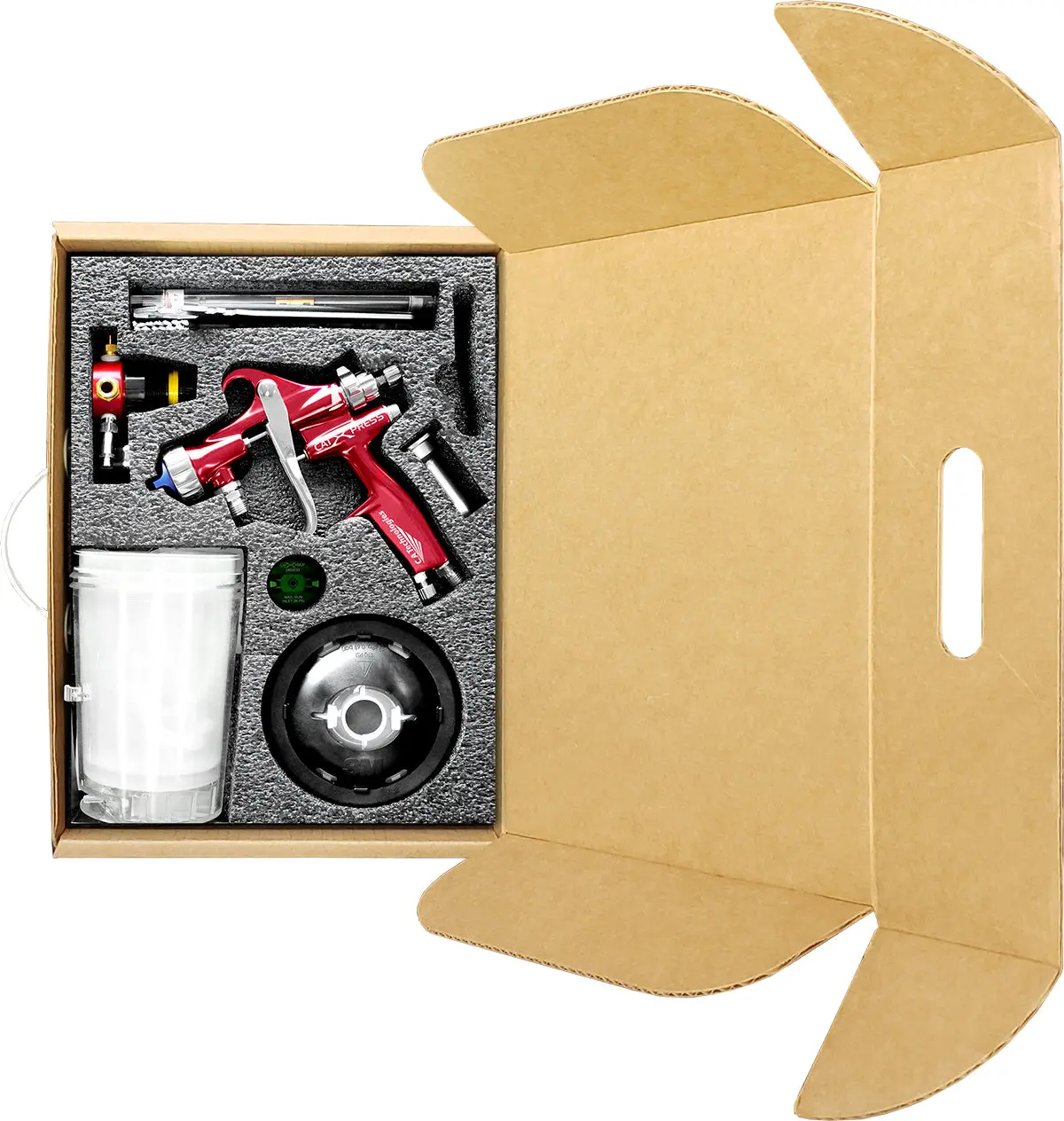 Cat-Xpress Fine Finish Spray Gun Cat Pack W/ Pps Cup 1