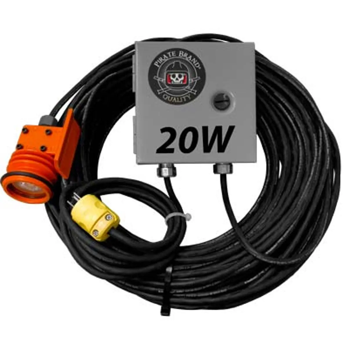Pirate Brand - Blast Light Complete W/ 120Vac To 12 Vdc Converter, Halogen, 20W 1