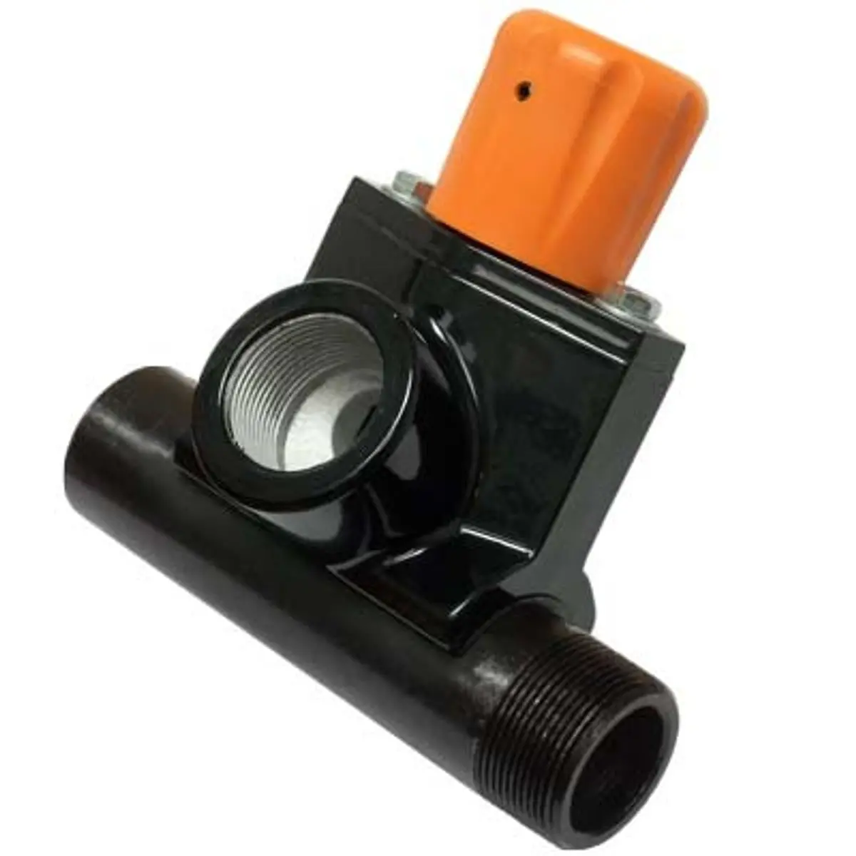 Pirate Brand - Mpv Abrasive Metering Valve, 1", Urethane Sleeve, 1-1/4" Npt Blast Pot Connection, 1" Female Npt X  1-1/2" Male Npt Nipple 1