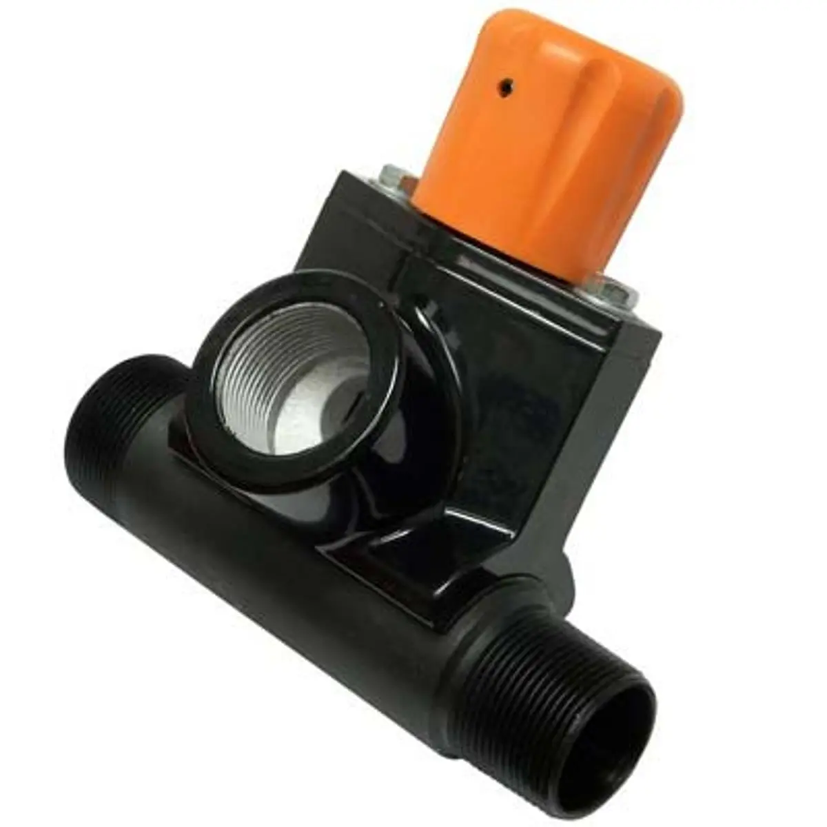Pirate Brand - Mpv Abrasive Metering Valve, 1-1/4", Urethane Sleeve, 1-1/4" Npt Blast Pot Connection, 1-1/4" Male Npt X  1-1/2" Male Npt Nipple 1