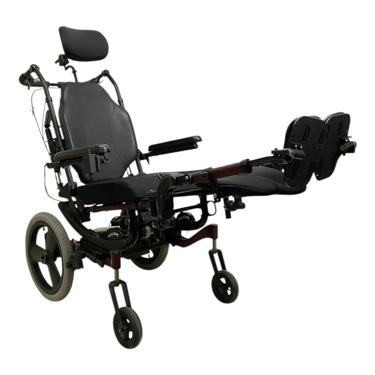 Sunrise Medical Quickie Iris Se Powered Tilt-In-Space Manual Wheelchair | 17 X 17 Seat | Manually Elevating Leg Rests 1