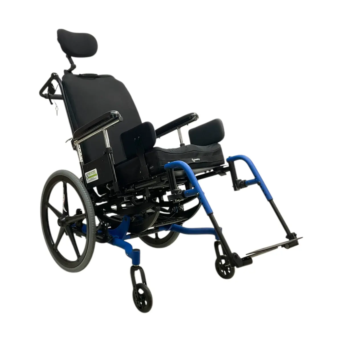 2020 Ki Mobility Focus Cre Tilt-In-Space Manual Wheelchair | 16 X 20 In Seat | Thigh Lateral Supports 1