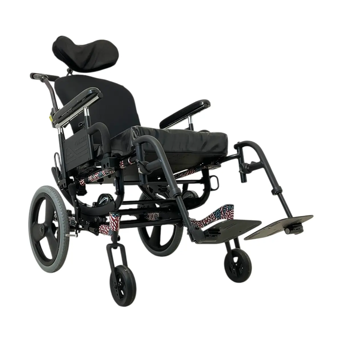 Sunrise Medical Quickie Iris Tilt-In-Space Manual Wheelchair | Swing-Away Leg Rests | 18" X 20" Seat 1