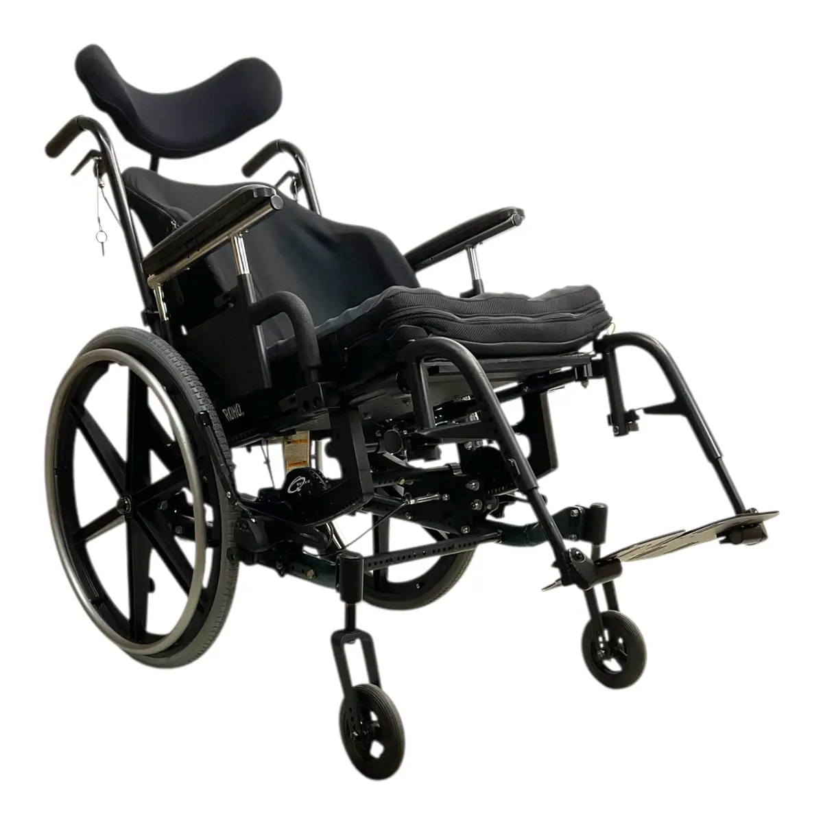 Sunrise Medical Quickie Iris Tilt-In-Space Wheelchair | Roho Seat Cushion | Self-Propel Tires 1