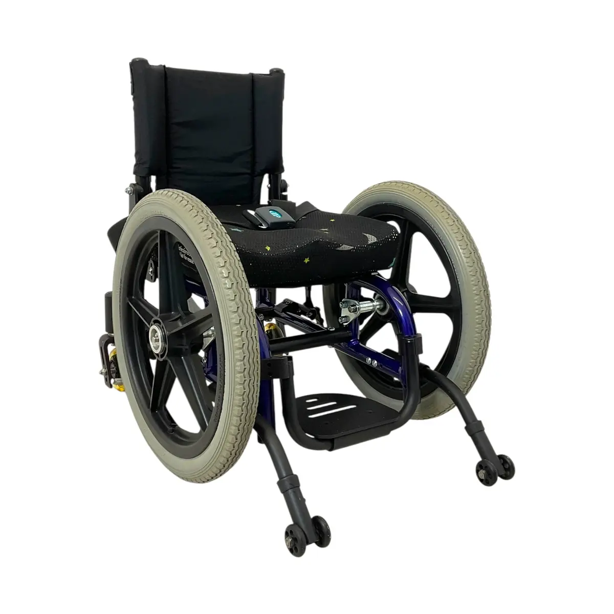 Quickie Zippie Kids Rigid Frame Pediatric Manual Wheelchair | 12" X 12" Seat | Reverse Configuration Anti-Tips 1