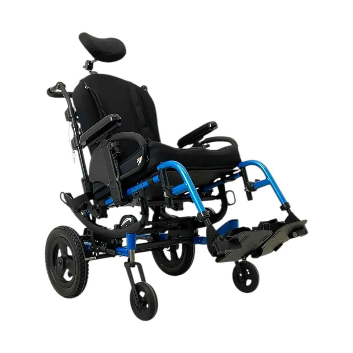 Sunrise Medical Quickie Iris Tilt-In-Space Manual Wheelchair | 18" X 18" Seat | Butterfly Harness Included 1