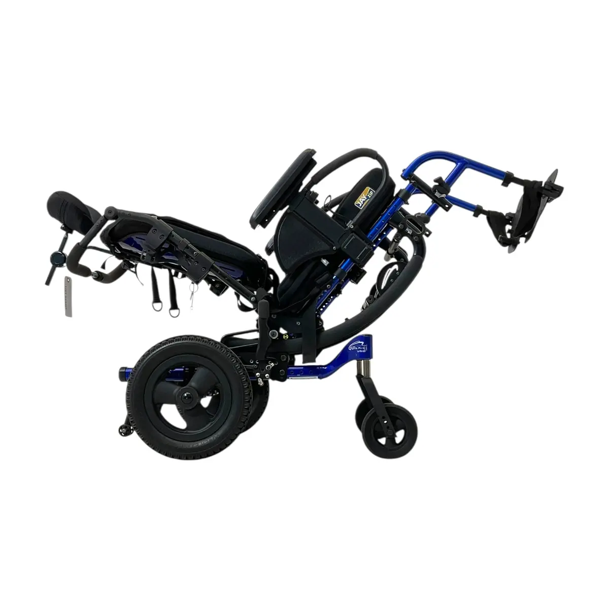 Quickie Iris Tilt-In-Space Manual Wheelchair | 17" X 18" Seat | Premium Jay Cushion | Transit Kit 2