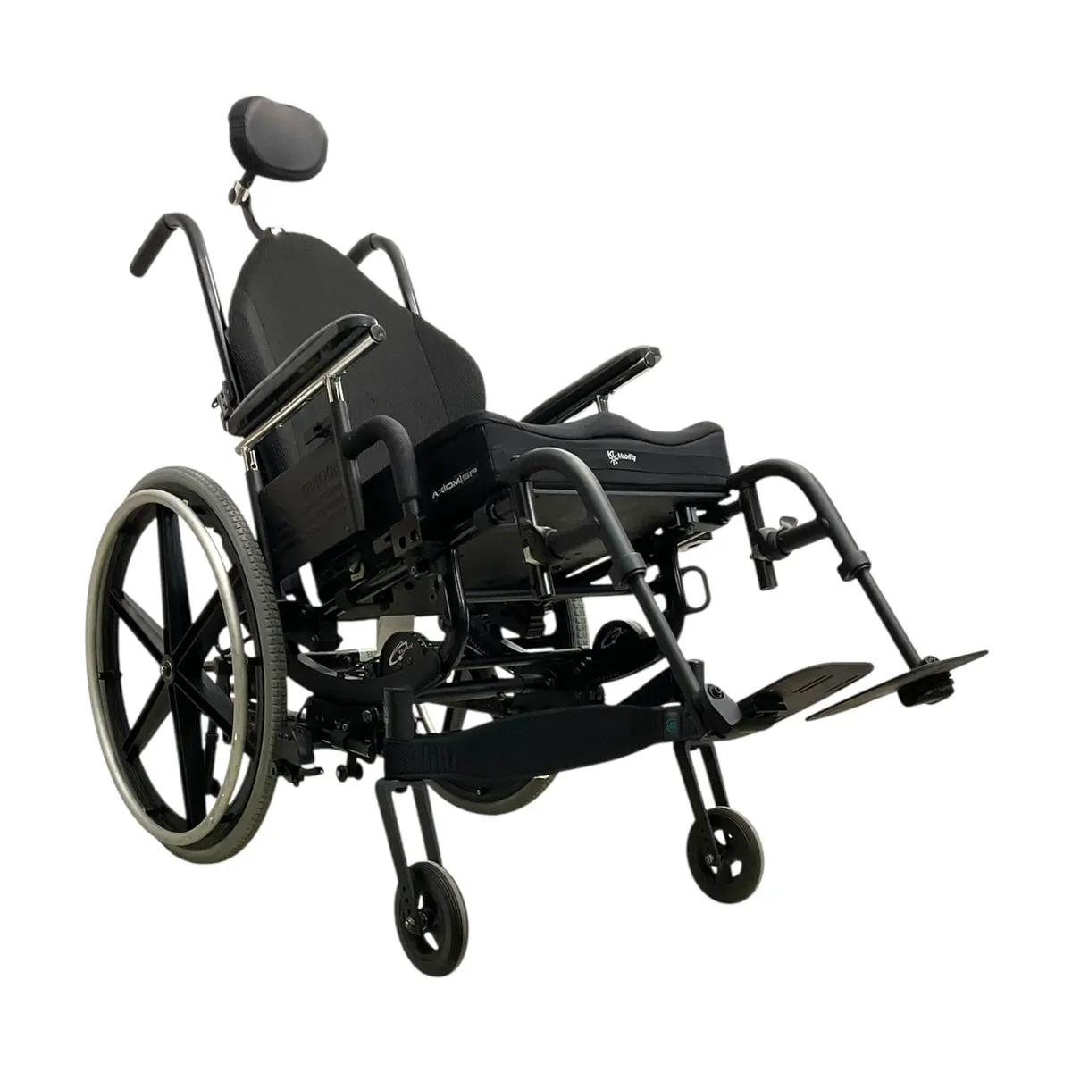 Sunrise Medical Quickie Iris Tilt-In-Space Wheelchair With Self-Propel Tires | Contoured Backrest | 16" X 18" Seat 1