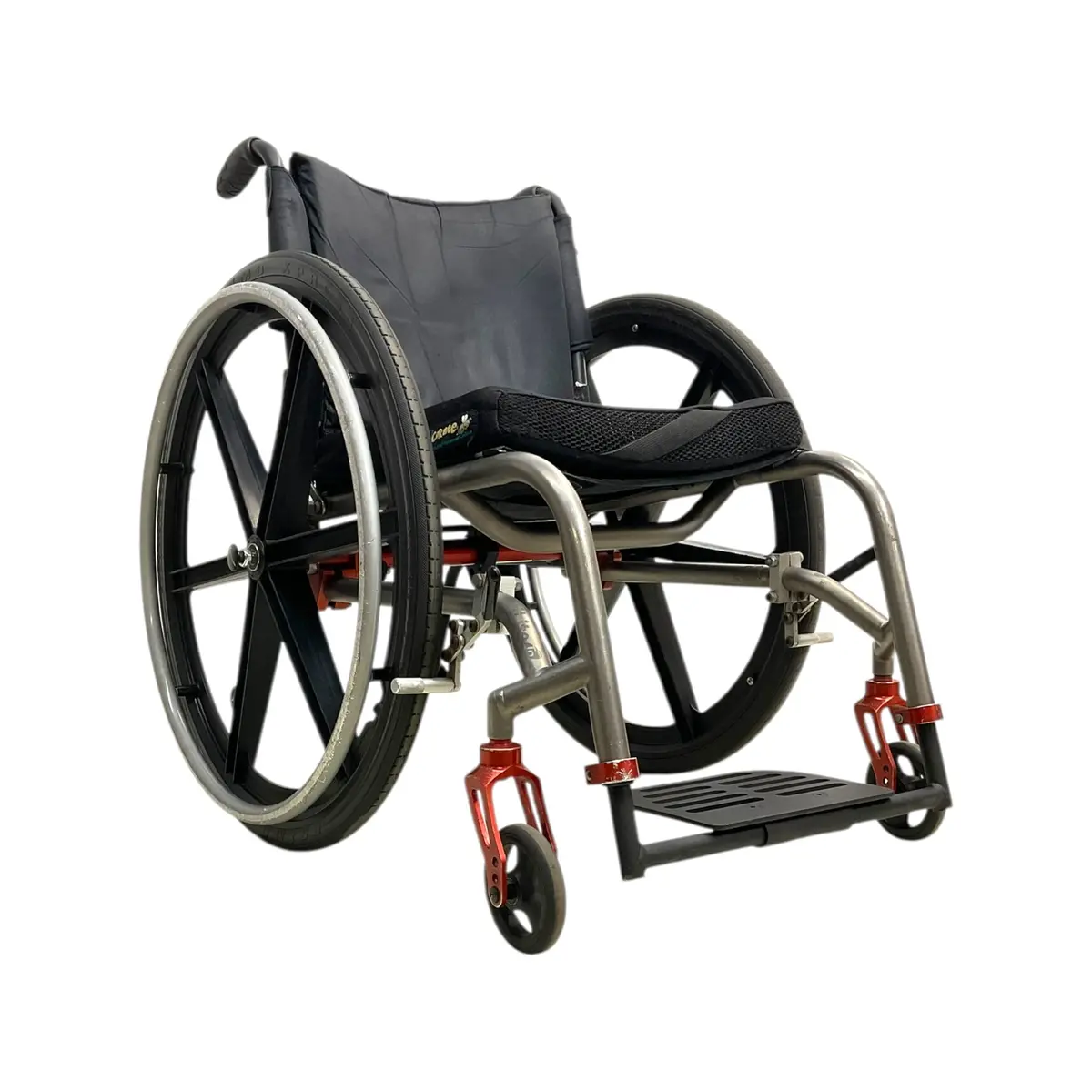 Tilite Tr Ultra-Lightweight Rigid Frame Wheelchair | Fold-Down Backrest | Weighs Just 24 Lbs | 15" X 14" Seat 1