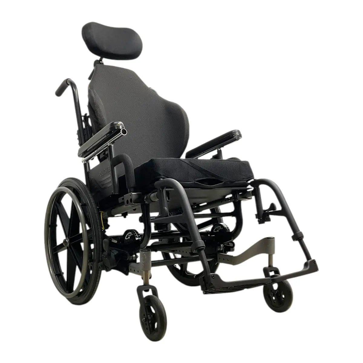 Sunrise Medical Quickie Iris Tilt-In-Space Wheelchair | 16" X 18" Premium Roho Cushion | Swing-Away Leg Rests 1