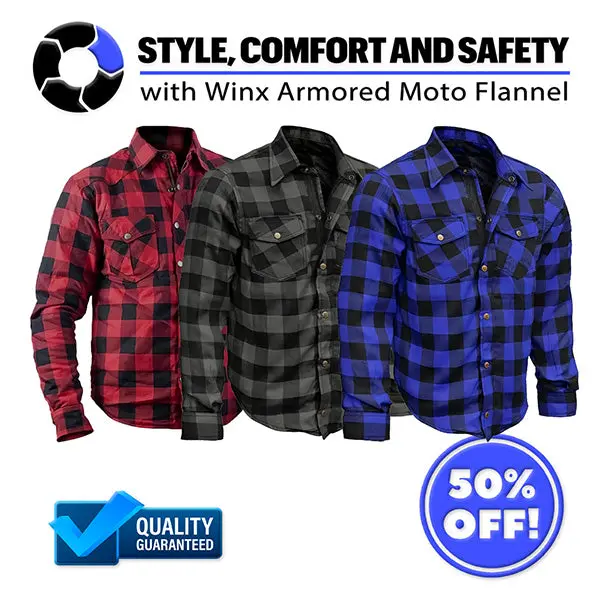 Winx Armored Moto Flannel Jacket 1