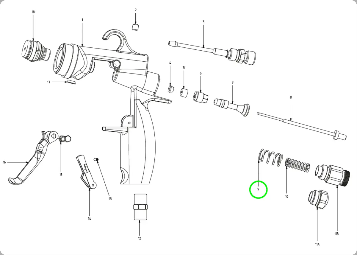 Air Valve Spring For Mamba® 1