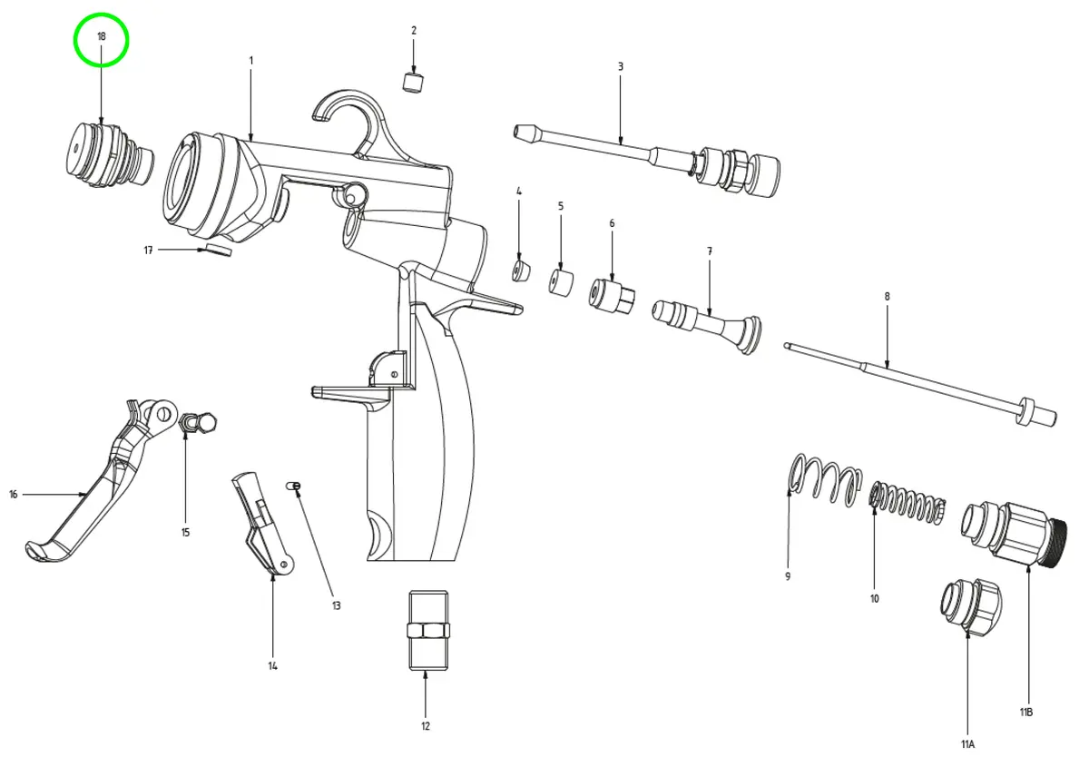 Mamba® Gun Head 1