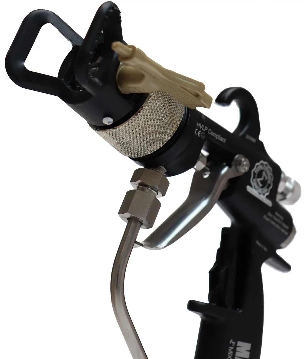 Tfs Label Air-Assist-Airless (Aaa) 14:1 Peak™ Pump - Cart With Compressor (V Packing) With Mamba® Aaa Spray Gun 5