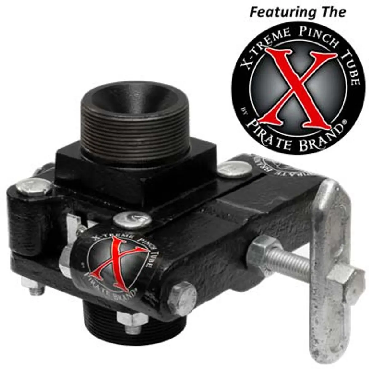 Pirate Brand - Empire Style, Valve, Pinch, Manual (Includes: X-Treme Duty™ Tube)(1" Pipe String) 1