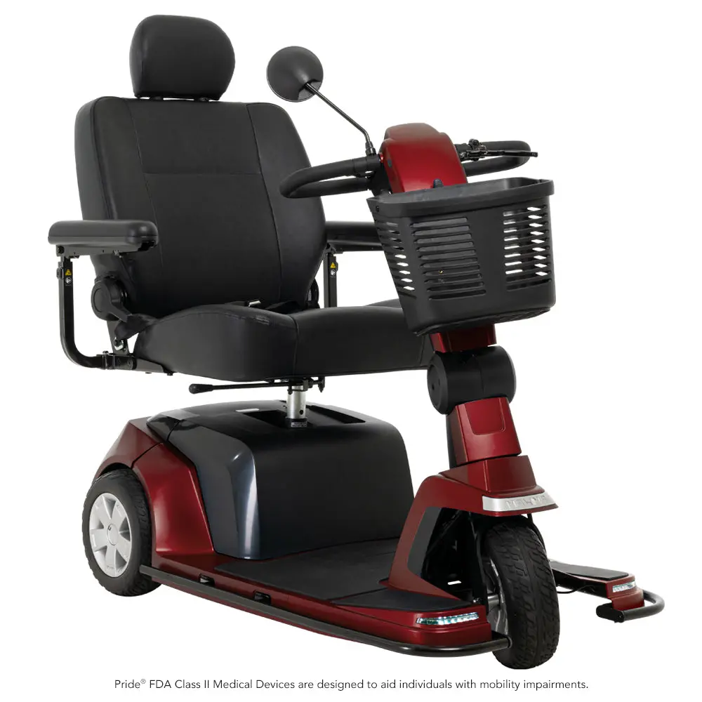 Pride Mobility Maxima 3-Wheel Heavy-Duty Scooter – 5.3 MPH Top Speed & 500-Lb Capacity