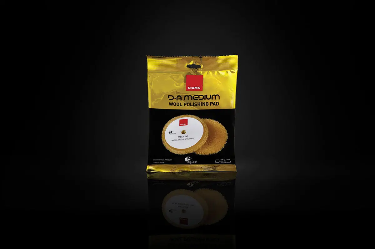 Rupes Medium Wool Polishing Pad (Yellow) - (90Mm, 145Mm, 170Mm) 1