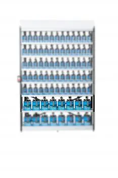 Alpha-Mix 160 8-Place Gallon Mixing Shelf 1