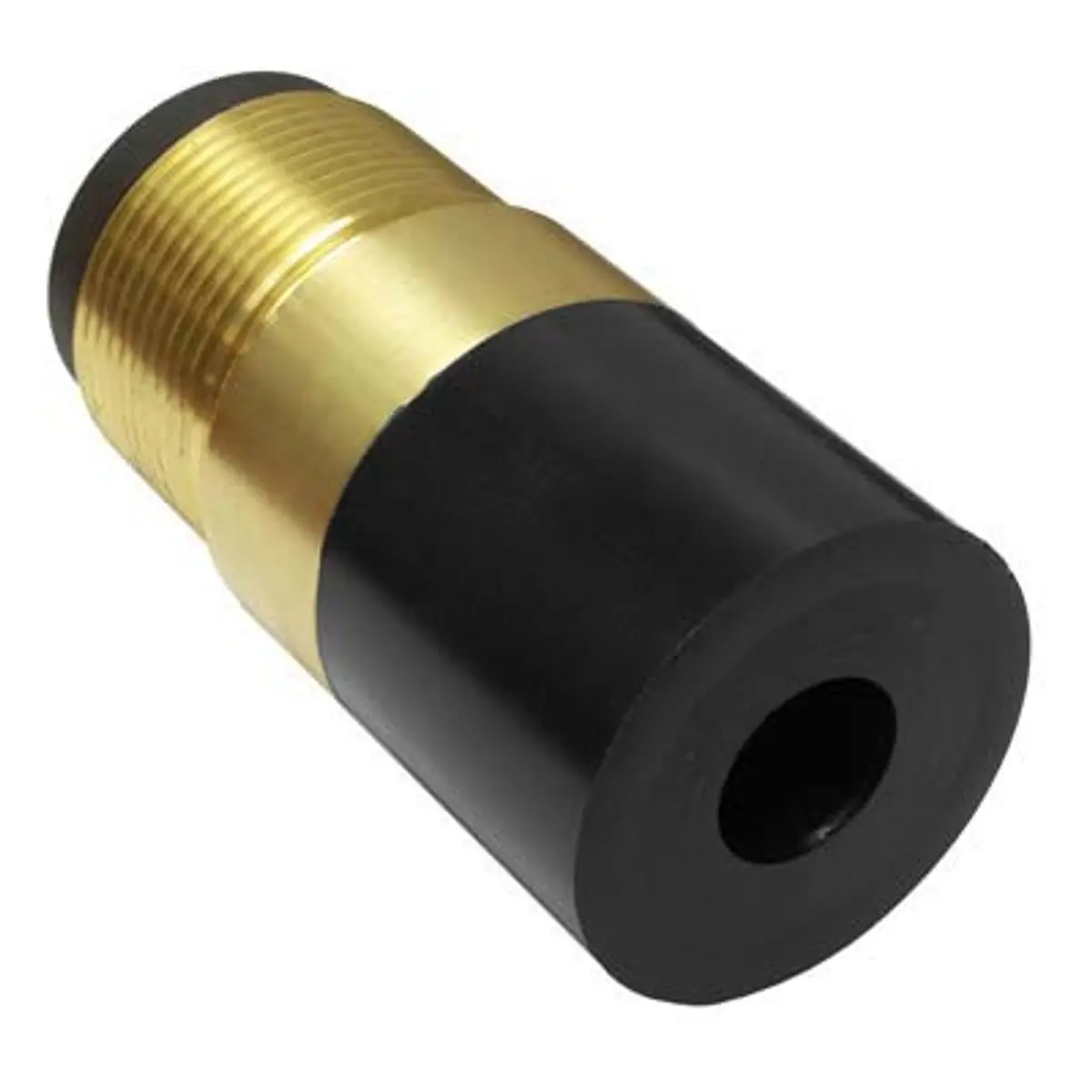 Pirate Brand - Nozzle, Tungsten Carbide, Short Venturi, 1" Entry, 1-1/4" Brass Thread, Poly Jacket 1