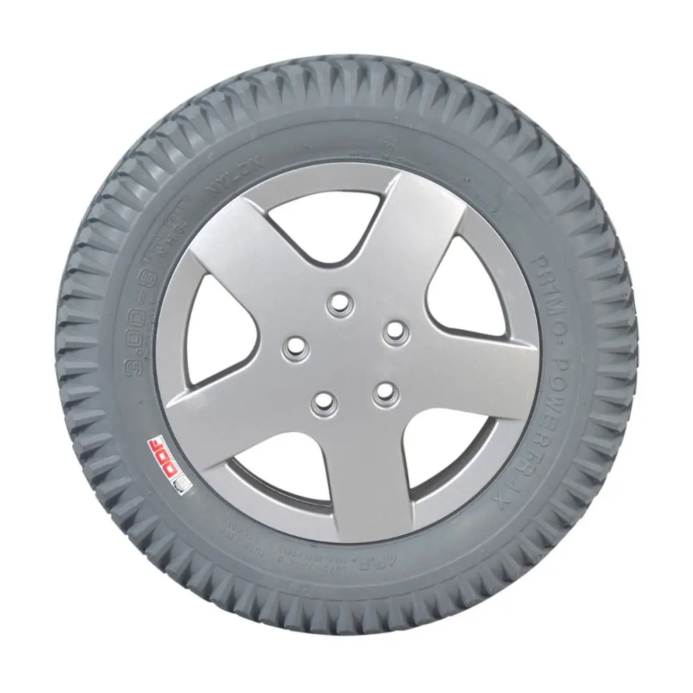 Primo Powertrax Drive Wheel Assembly For Invacare Fdx & Tdx Power Wheelchairs | 14" X 3" | Flat-Free | 1167685 1