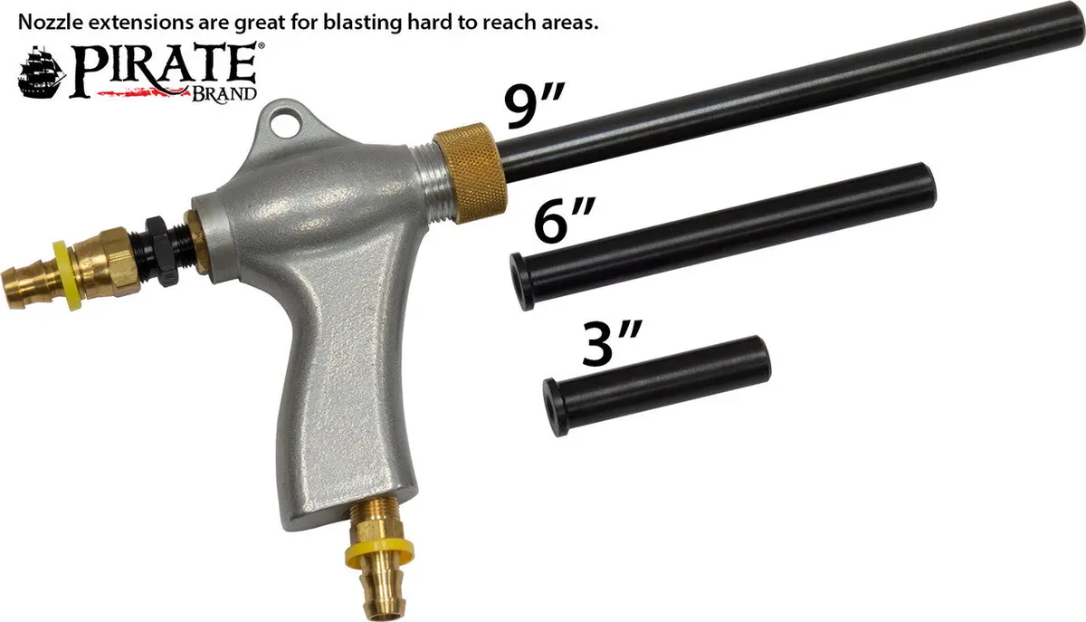 Pirate Brand - Nozzle, Extension, Heat Treated Steel (Various Options) 2