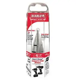 Diablo 7/8 In. To 1-1/8 In. Impact Step Drill Bit (17-Steps) 1