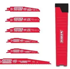 Diablo Bi-Metal Reciprocating Saw Blade Set (6-Piece) 1