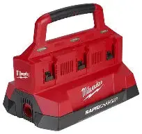 Milwaukee M18 18V Lithium-Ion Packout 6-Port Rapid Charger 1