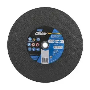 Norton® 14" X 5/32" X 1" Gemini® Metal Extra Coarse Grit Aluminum Oxide Type 01/41 Cut-Off Wheel (Sold Individually) 1