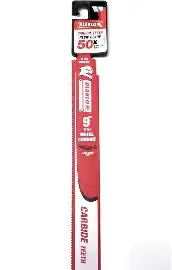 Diablo 9 In. 12 Tpi Steel Demon Carbide Teeth Reciprocating Saw Blade For Thin Metal Conduit 1