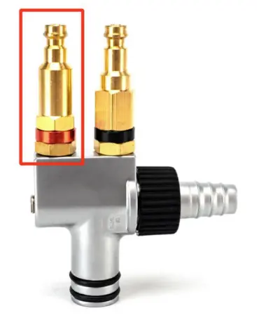 Aftermarket Gema® 261211 Ig02 Optiflow Powder Injector Check Valve Conveying Air (Non-Oem) 1