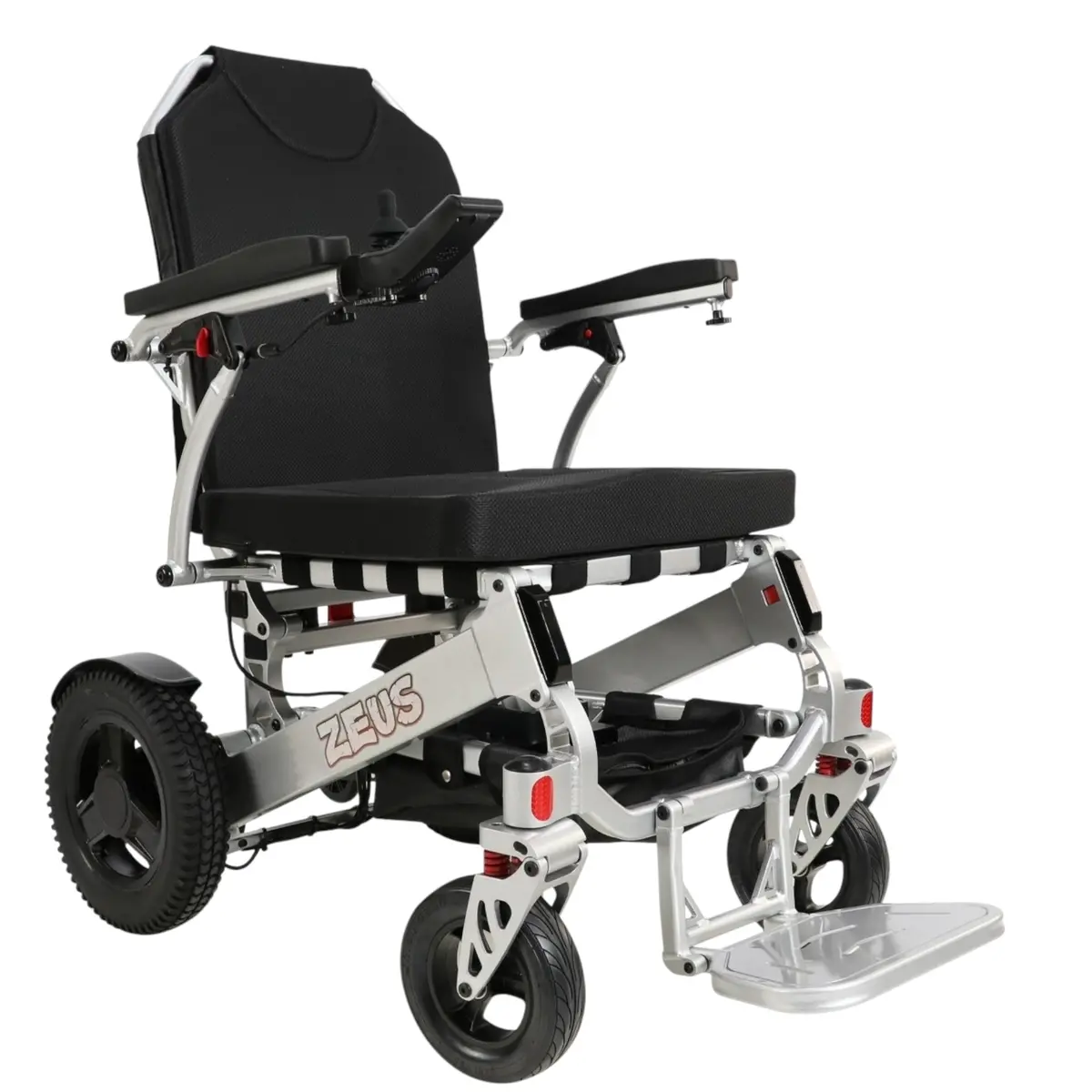 New Zeus Heavy Duty Folding Power Chair | 24 X 20 In Seat | 660 Lbs Weight Capacity 1