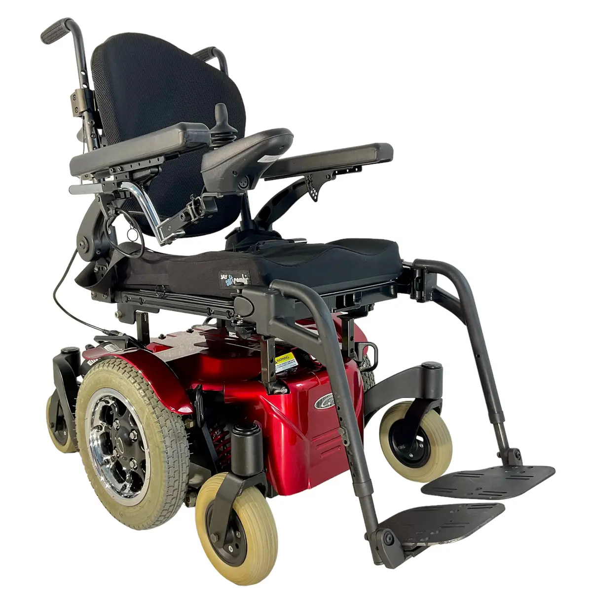 Sunrise Medical Quickie Pulse 6 Rehab Power Chair | 16 X 17 Seat | Transit Kit, Push Handles 1