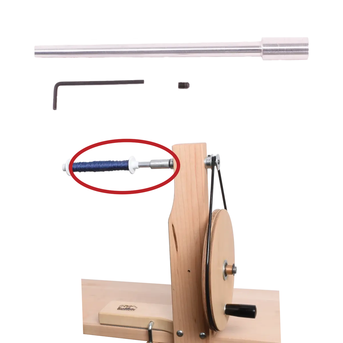 Shaft Kit For Single End Bobbin Winder 1