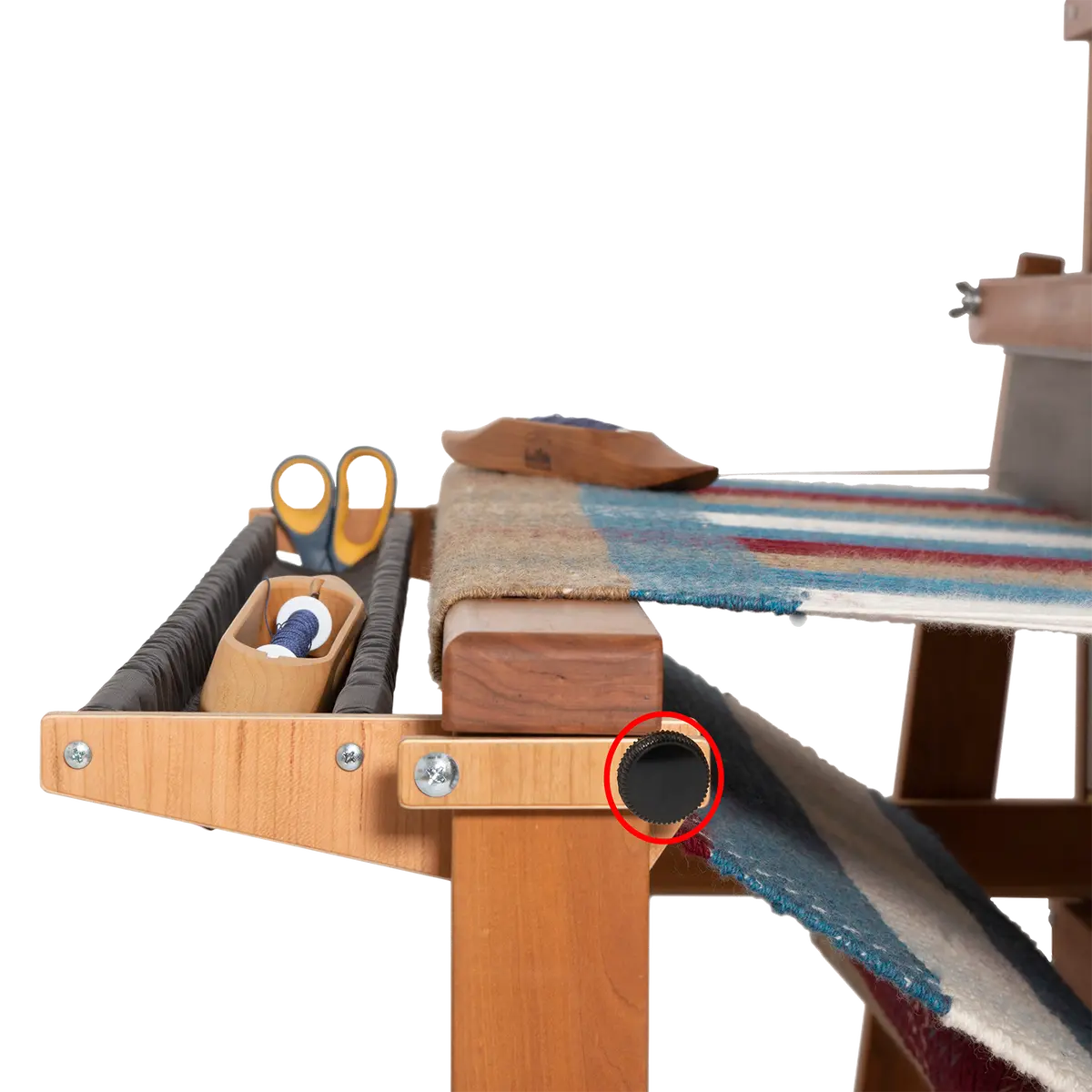 Knobs & Washers Kit For Standard Floor Loom Trap 1