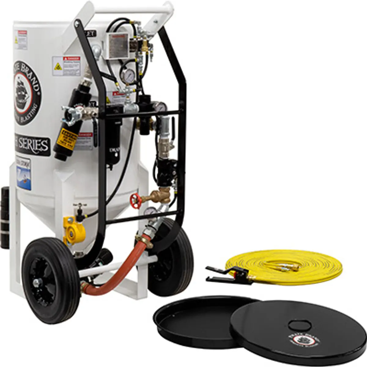 Pirate Brand, Soda Storm Series, 6.5 Cu Ft., Blast Pot, Portable, Pressure Hold System, Pneumatic Controls (Without Blast Hose And Nozzle) 1
