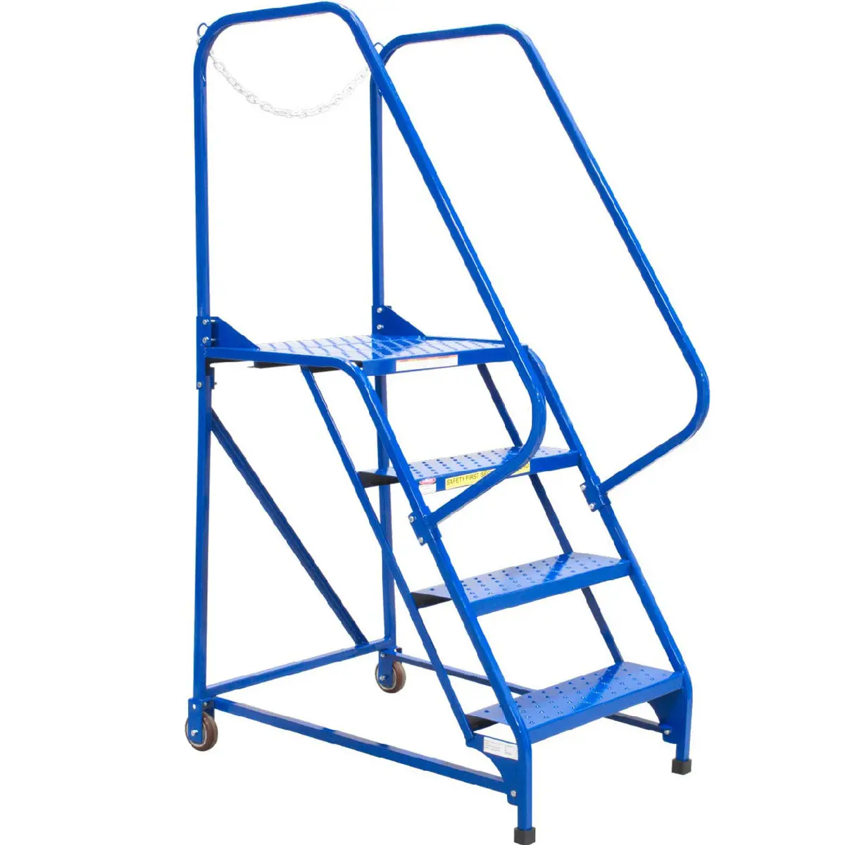 Pirate Brand - Loading Ladder, 4 Step For Overhead Access To 10 & 20 Cu Ft Blasters And Bulk Bag Hoppers 1