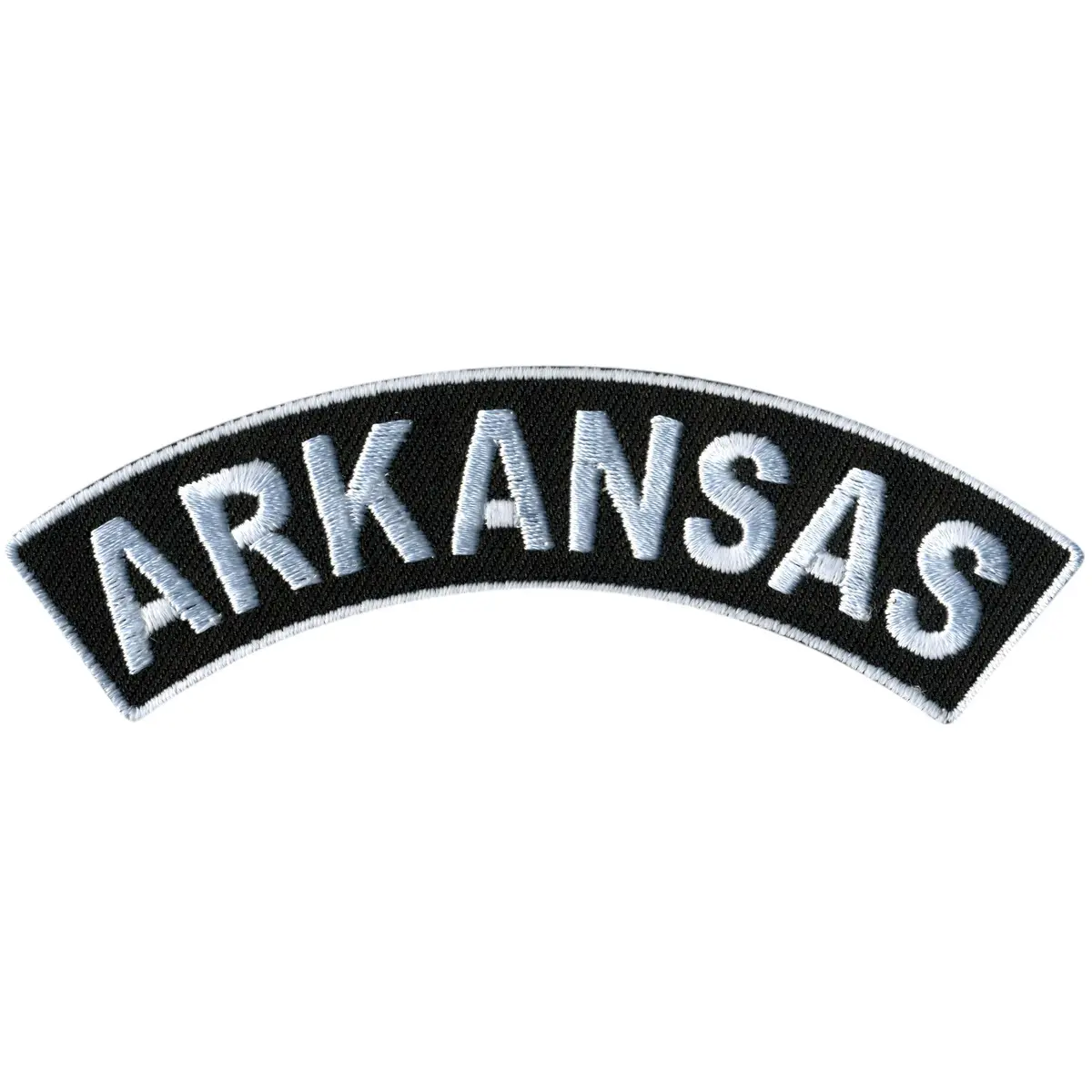 Arkansas 4” X 1” Top Rocker Patch 1