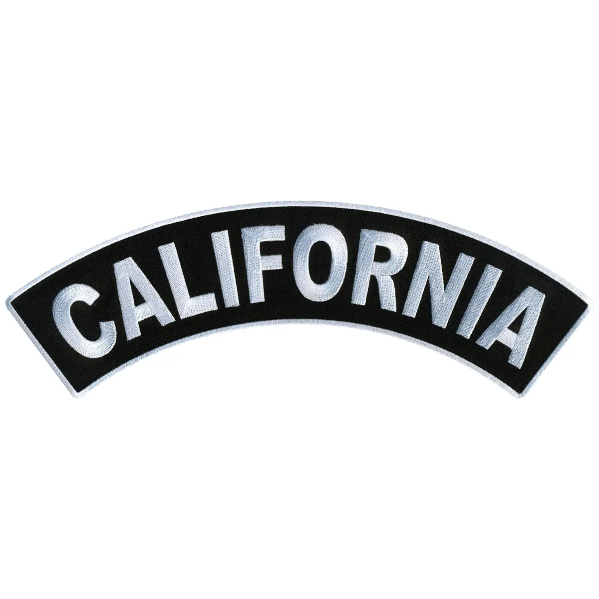 California 12” X 3” Top Rocker Patch 1