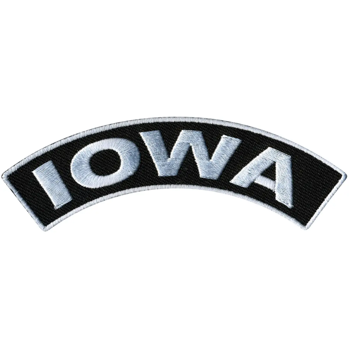 Iowa 4” X 1” Top Rocker Patch 1