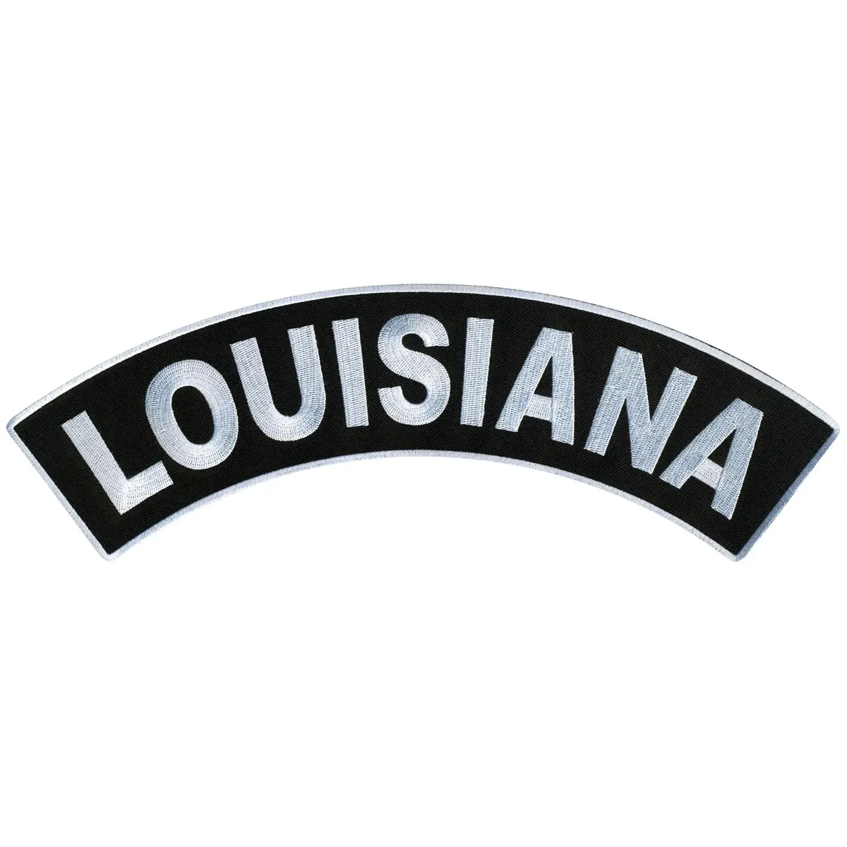 Louisiana 12” X 3” Top Rocker Patch 1