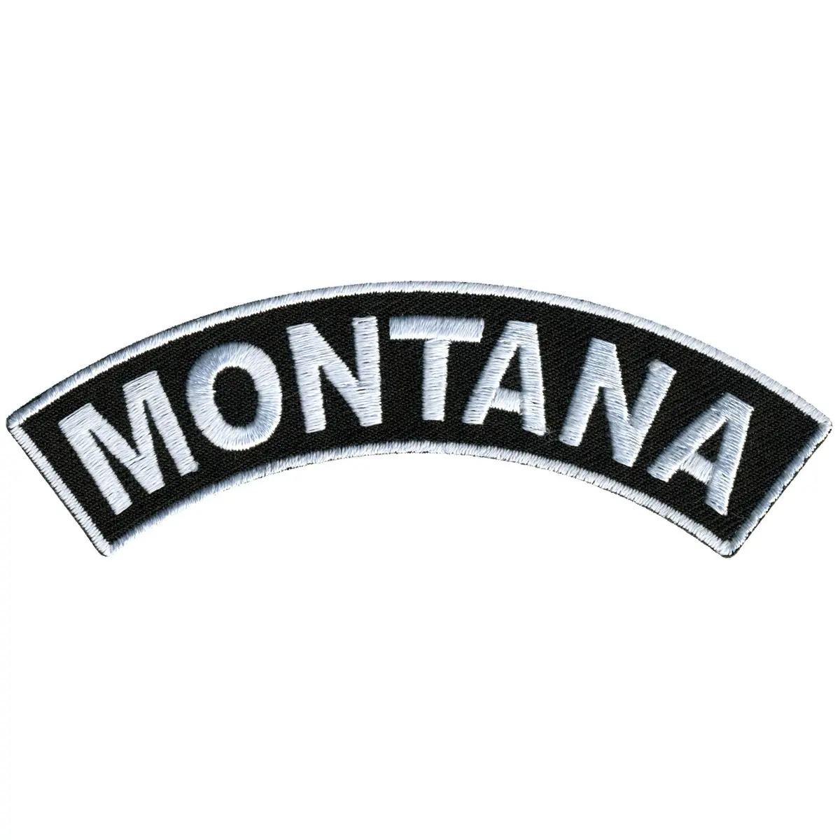 Montana  4"X 1" Top Rocker Patch 1