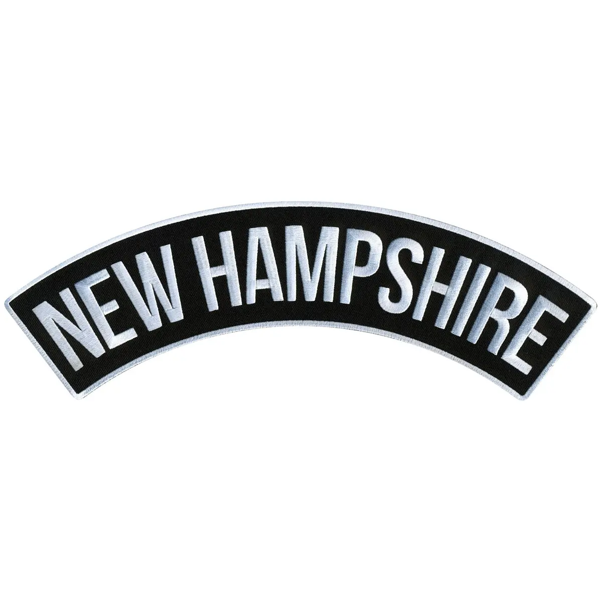 New Hampshire 12" X 3" Top Rocker Patch 1