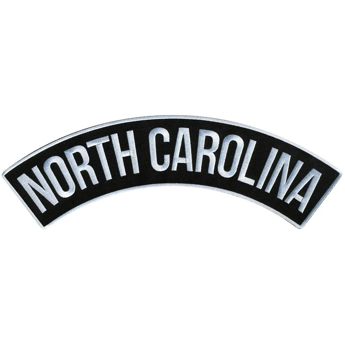 North Carolina 12” X 3” Top Rocker Patch 1